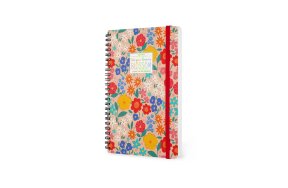 LEGAMI 16 MONTH DIARY - 2024/2025 - LARGE WEEKLY SPIRAL BOUND DIARY - FLOWERS AG2516053